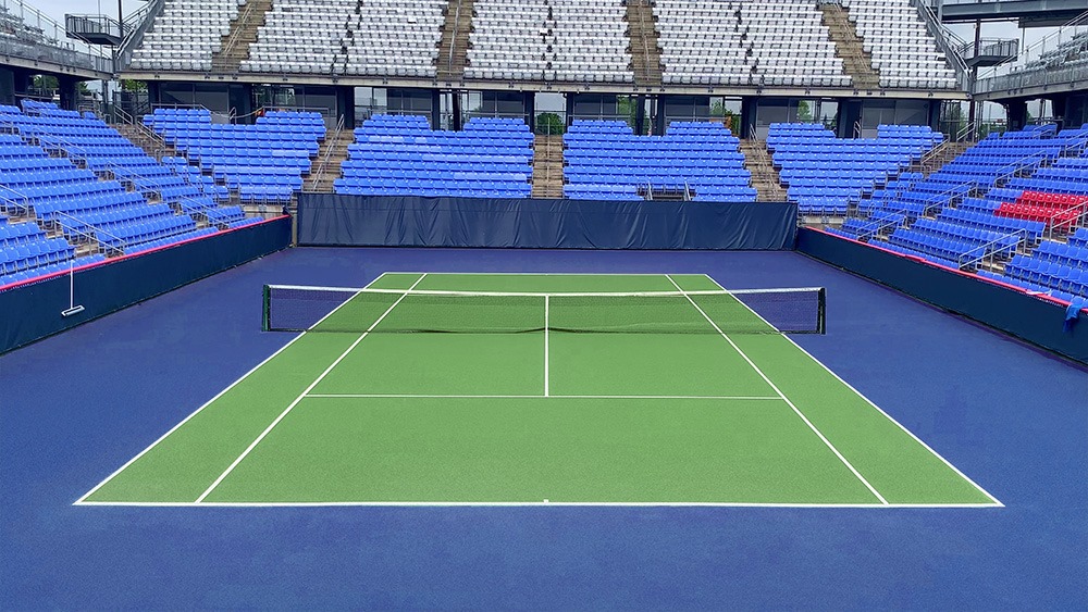 tennis court materials