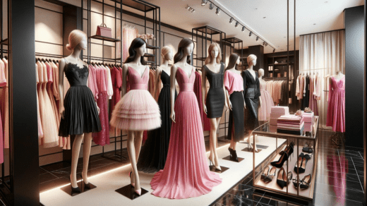 dresses for women, pink dress, black dress