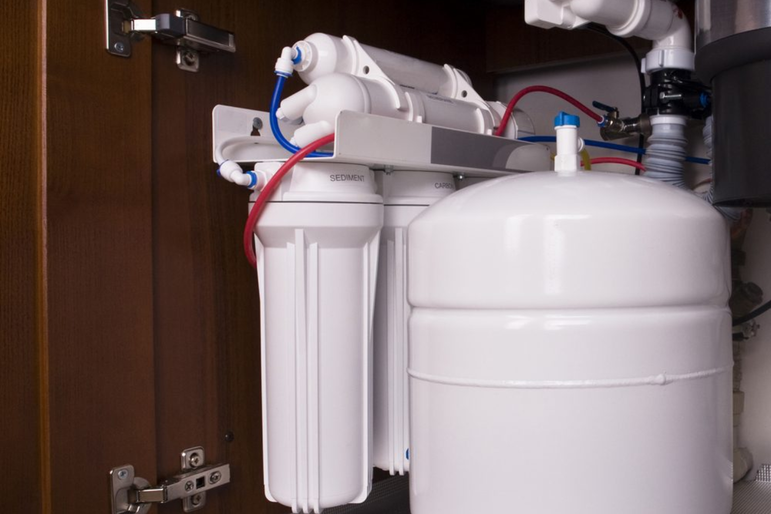 methane removal water system